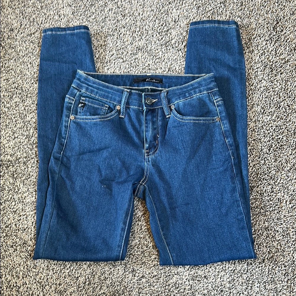 KanCan Blue Skinny Jeans with Classic Tapered Fit